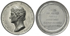 PADOVA
Gian Battista Palletta, 1748-1832 Medico.
Medaglia s. data opus L. Cossa.
Metallo Bianco 
gr. 51,98 mm 50
Dr. GIOVANNI BATTISTA PALLETTA M...