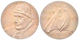 Roma
Giovanni XXIII (Angelo Giuseppe Roncalli), 1958-1963.
Medaglia 1962 opus G. Manzù.
Æ
gr. 13 mm 35
Dr. IOANNES XXIII P M INITO CONC - OECUM V...