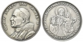 Roma
Giovanni Paolo II (Karol Wojtyla), 1978-2005.
Medaglia 1979 opus S. Wratrobska.
Ag
gr. 27,20 mm 40
Dr. OJCIEC SWIETY JAN PAWEL II, Busto a d...