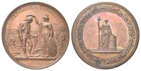 FRANCIA
Durante Luigi XVII di Borbone, 1785-1795. 
Medaglia 1789 Dipartimento dell'Haute Guyenne Premio per l'agricultura opus Duprè.
Æ
gr. 20,29 ...