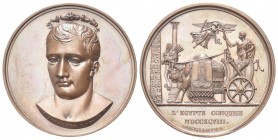 FRANCIA
Periodo Napoleonico, dal 1795 al 1815.
Medaglia 1798 opus Jouannin e Brenet.
Æ
gr. 34,35 mm 40
Dr. Busto di Napoleone, laureato con coron...