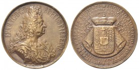 Germania
Ernesto Augusto di Brunswick-Lüneburg, 1629-1698. 
Medaglia 1692.
Æ
gr. 77,86 mm 64,8
Dr. ERN AVG D G G - BR ETL S R I EL E P O. Busto c...