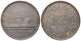 Germania
Anhalt-Bernburg. Alexander Carl, 1834-1863. 
Medaglia souvenir di Alexisbad nel Selkethal opus sconosciuto.
Fe
gr. 59,00 mm 58,5
Dr. Ved...