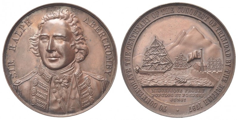 GRAN BRETAGNA
Ralph Abercromby (generale), 1734-1801.
Medaglia 1897 centenario...