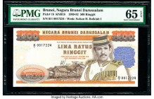 Brunei Negara Brunei Darussalam 500 Ringgit 1989 Pick 18 KNB18 PMG Gem Uncirculated 65 EPQ. 

HID07501242017

© 2020 Heritage Auctions | All Rights Re...
