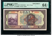 China China & South Sea Bank, Limited 5 Yuan 1921 Pick A122s Specimen PMG Choice Uncirculated 64 EPQ. Two POCs.

HID07501242017

© 2020 Heritage Aucti...