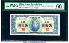 China Central Bank of China 500 Customs Gold Units 1947 Pick 334 S/M#C301-23 PMG Gem Uncirculated 66 EPQ. 

HID07501242017

© 2020 Heritage Auctions |...
