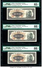 China Central Bank of China 1000 Yuan 1949 Pick 412a Five Consecutive Examples PMG Gem Uncirculated 66 EPQ (4); Gem Uncirculated 65 EPQ. 

HID07501242...