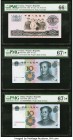 China People's Bank of China 10 Yuan 1965; 2005 (2) Pick 879b; 904a; 904b Three Examples PMG Superb Gem Unc 67 EPQ S (2); Gem Uncirculated 66 EPQ. As ...
