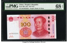 Solid Serial Number Pair China People's Bank of China 100 Yuan 2015 Pick 909 PMG Superb Gem Unc 68 EPQ (2). 

HID07501242017

© 2020 Heritage Auctions...