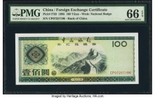 China Bank of China, Foreign Exchange Certificate 100 Yuan 1988 Pick FX9 PMG Gem Uncirculated 66 EPQ. 

HID07501242017

© 2020 Heritage Auctions | All...
