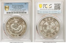 Hupeh. Hsüan-t'ung Dollar ND (1909-1911) XF Details (Graffiti) PCGS, Hupeh mint, KM-Y131, L&M-187. Incuse swirl and no dot on pearl variety.

HID09801...