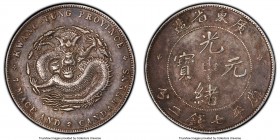 Kwangtung. Kuang-hsü Dollar ND (1890-1908) VF35 PCGS, Kwantung mint, KM-Y203, L&M-133. Slate-gray and pewter patina permeates this mildly circulated b...