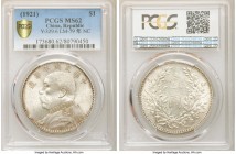 Republic Yuan Shih-kai Dollar Year 10 (1921) MS62 PCGS, KM-Y329.6, L&M-79. An exceedingly sharp specimen for the series.

HID09801242017

© 2020 Herit...
