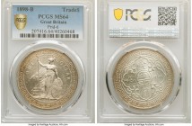 Victoria Trade Dollar 1898-B MS64 PCGS, Bombay mint, KM-T5, Prid-6. A thoroughly pleasing example providing an aura of careful preservation approachin...