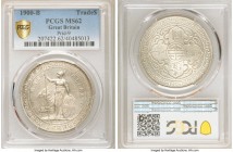Victoria Trade Dollar 1900-B MS62 PCGS, Bombay mint, KM-T5, Prid-9. A highly respectable representation of this pleasing type, imbued with an allover ...