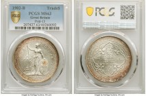 Edward VII Trade Dollar 1902-B MS63 PCGS, Bombay mint, KM-T5, Prid-13. A commendable selection retaining full mint brilliance, the periphery resplende...