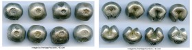 8-Piece Lot of Assorted "Bullet" Money, 1) Rama I "Bullet" Baht ND (1782-1809) - XF, Krisadaolarn/Mihailovs-pg. 125, Plate E06. 13mm. 15.00gm. With tr...