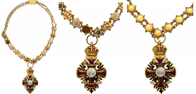 AUSTRIA
The Imperial Order of Franz Joseph
A Knight’s Miniature Chain in GOLD ...