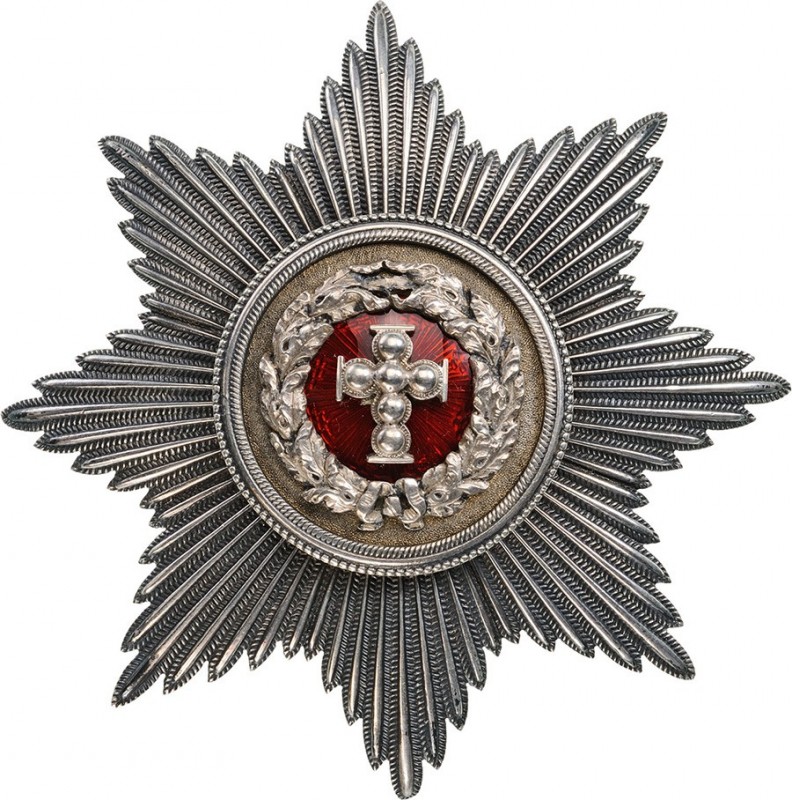 DENMARK
The Order of the Elephant
Breast star of the Order, 83 mm, with smooth...