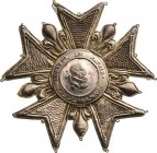 FRANCE
Order of the Legion of Honour
An embroidered, Grand Cross Breast Star, 96 mm, with sequined arms bordered with silver strip-wire 
and fleurs...