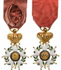 FRANCE
Order of the Legion of Honour
Officer`s Cross, Louis Philippe King Period (1830-1848), 4th Class, instituted in 1802. Breast Badge of reduced...