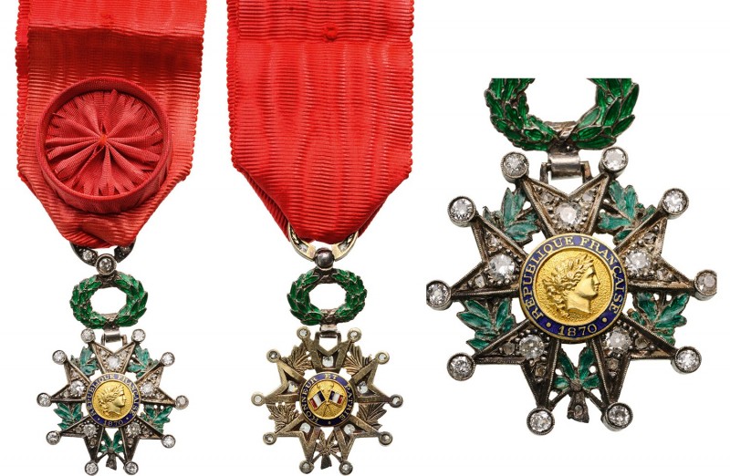 FRANCE
Order of the Legion of Honour
A “jewelled” Knight’s Badge of slighty re...