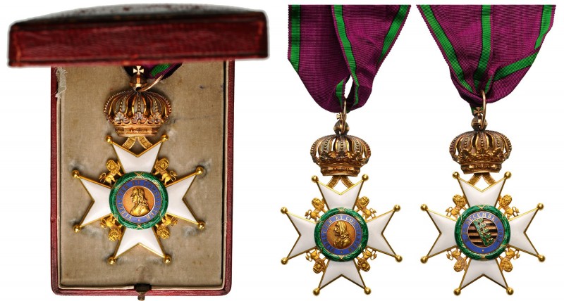 Germany – Saxony
Saxe Ernestine House Order
A Commander’s Cross, 2nd Type, ins...