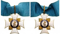 Germany- Wurttemberg
Order of Friedrich
A Commander’s Cross, 2nd Type, 2nd Class, instituted in 1830 in GOLD, 53 mm, both sides enameled, 
both cen...
