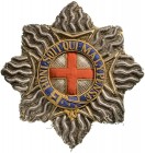 GREAT BRITAIN
The Most Noble Order of the Garter
An early embroidered mantle star to a Knight of the Order, 230x240 mm, the rays of silver wire and ...