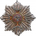 GREAT BRITAIN
The Most Honourable Order of the Bath
An early embroidered mantle star to a Knight Grand Cross of the Order, 190 mm, military division...
