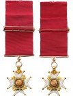 GREAT BRITAIN
The Most Honourable Order of the Bath
A Companion’s Badge in GOLD and enamels of the finest manufacture, 53x45 mm, with all-round 
ma...