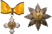 GREECE
Order of the Phoenix
A Grand Commander’s set of the 1st type as created by the Republican 
Government, 61x58 mm, with gilt Silver, white ena...