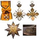 GREECE
Order of the Phoenix
A Grand Cross set with Swords (2nd type, from 1941): badge, 86x61 mm, 
in gilt Silver and white enamel, smooth reverse,...