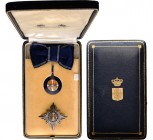 GREECE
Royal Family Order of St. Sophia and St. Olga (instituted in 1936)
A Dame Grand Commander’s set: the badge, 46x42 mm, in Silver, blue enamel ...