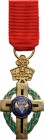 GREECE
The Order of Orthodox Crusaders of the Patriarchy of Jerusalem
A miniature of the Order’s badge, 16 mm, gilt Silver, with enameled details; o...