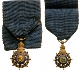 PORTUGAL
Military Order of the Tower and Sword
An early miniature of the Grand Cross’s badge in GOLD and enamels, 15 mm, (the 
suspension ring, str...
