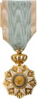 PORTUGAL
Order of Our Lady of Villa Vicosa
A Knight’s Decoration of reduced size, 22x15 mm, in GOLD and enamels; the centre medallion, preciously ch...