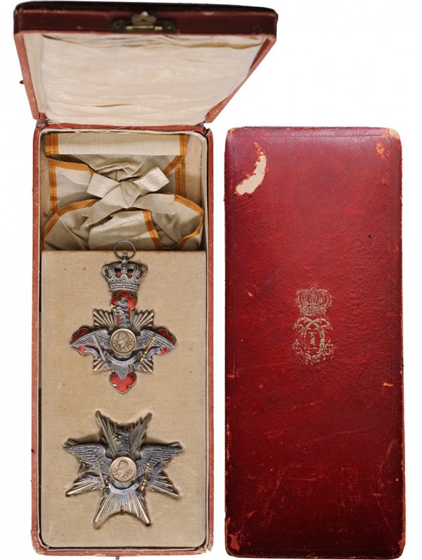 ROMANIA
Order of Carol I (1906) 
Grand Cross Set, intituted in 1906. Sash Badg...