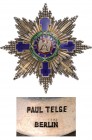 ROMANIA
Order of the Star of Romania, 1864
Grand Cross Star, 1st Model (1877), for Military. Breast Star with Swords, 
97 mm, Silver, superimposed ...