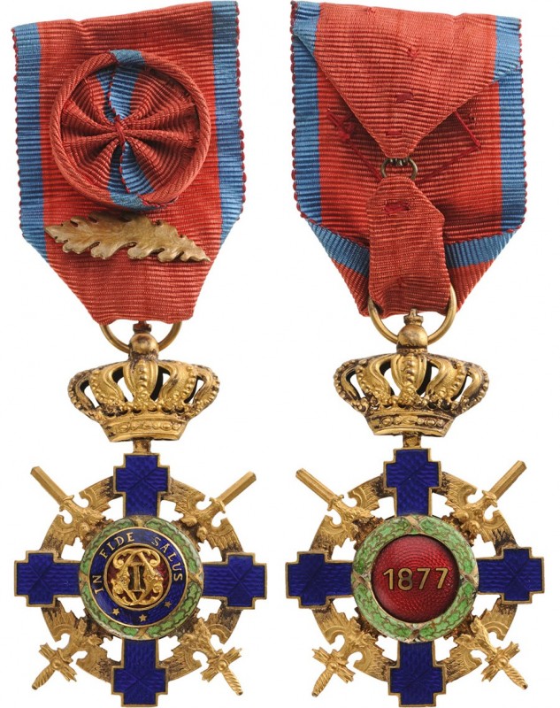 ROMANIA
Order of the Star of Romania, 1864
Officer 's Cross, 2nd Model (1932),...