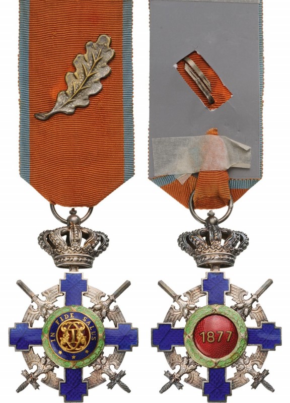 ROMANIA
Order of the Star of Romania, 1864
Knight's Cross, 2nd Model Military....