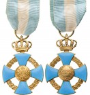 ROMANIA
Order of the Faithfull Service, 1935
Officer’s Cross, 2nd Model, Civil, instituted in 1935. Breast Badge, 55x37 mm, gilt Silver, hallmerked ...