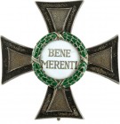 ROMANIA
Bene Merenti Order of the Royal House (1937)
3rd Class, Civil. Breast Star, 44 mm, Silver, center 
enameled, obverse with “BENE MERENTI”, o...