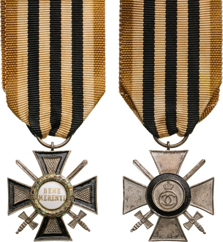 ROMANIA
Bene Merenti Order of the Royal House (1937)
4th Class, Military, 30 m...