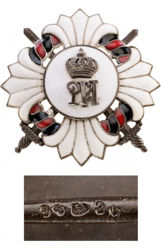 ROMANIA
Badge of the 9th Calarasi (Light Cavalry) Regiment
Breast Badge, 50 mm...