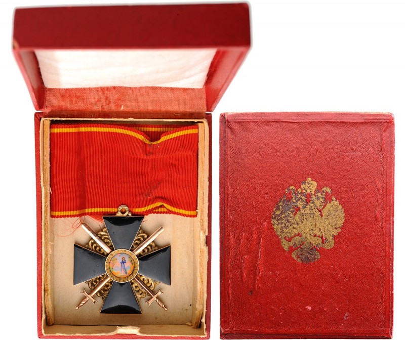 RUSSIA
Order of St. Anna
A Commander’s Cross Badge with Swords and Black Ename...