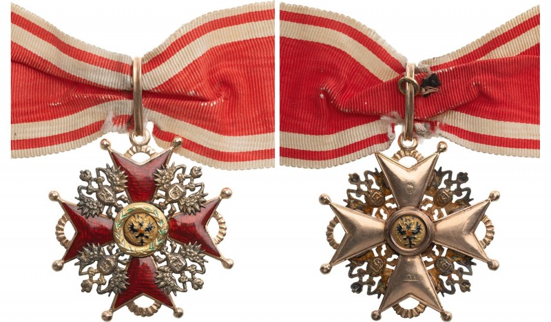 RUSSIA
Order of Saint Stanislas
A Commander’s Cross for non-Christians, 51x48 ...