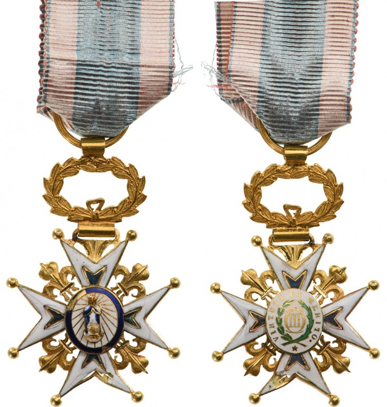 SPAIN
Order of Charles III 
Officer’s Cross, 1819–1838, 1st Type, 4th Class, i...