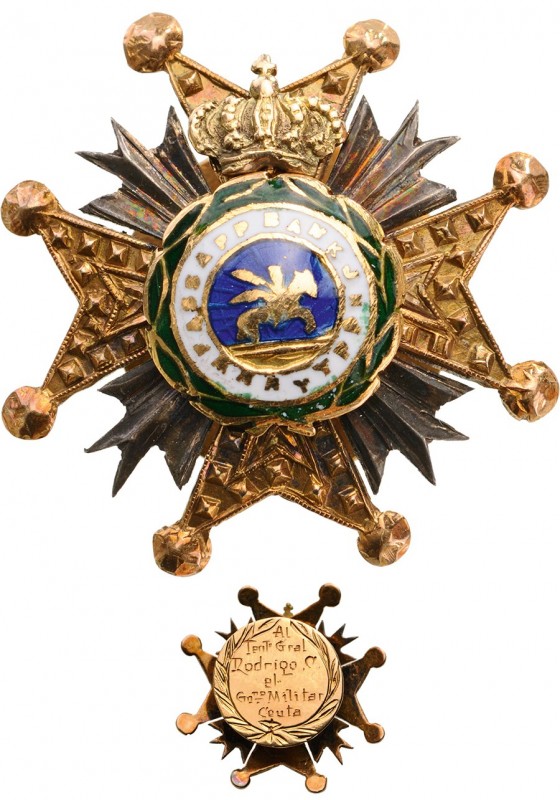 SPAIN
Military Order of St. Hermenegildo
A very large Lapel Miniature of the O...